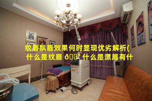 纹唇飘唇效果何时显现优劣解析(什么是纹唇 🌳 什么是漂唇有什 🐛 么区别)